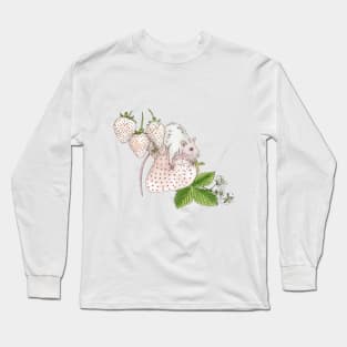 Albino Rats and Strawberries Long Sleeve T-Shirt